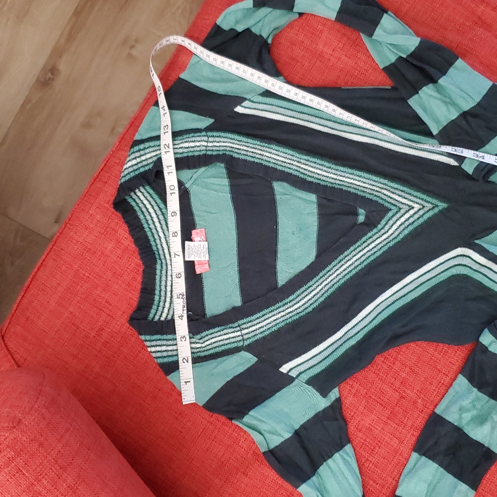 Vintage 90's/y2k GUC UO Lux Diagonal Stripe Preppy Grunge Dress - Picture 7 of 11